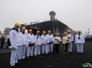 Zaměstnanci Černobylské elektrárny