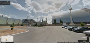 Černobylská elektrárna 4.blok ve Street View