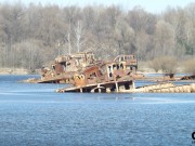 Město Černobyl - lodní přístav