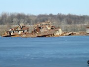 Město Černobyl - lodní přístav
