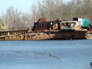 Město Černobyl - lodní přístav