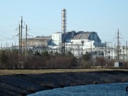 Před černobylskou elektrárnou - 3 a 4 blok