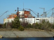 Před černobylskou elektrárnou - nedokončený 5 a 6 blok