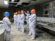 Černobylská jaderná elektrárna - velín 2. bloku