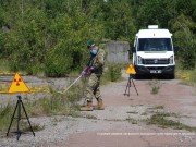 Černobyl: Pohraniční stráž testuje mobilní radiační monitorovací stanici