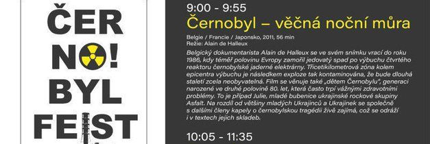 Pozvánka na ČERNOBYLFEST