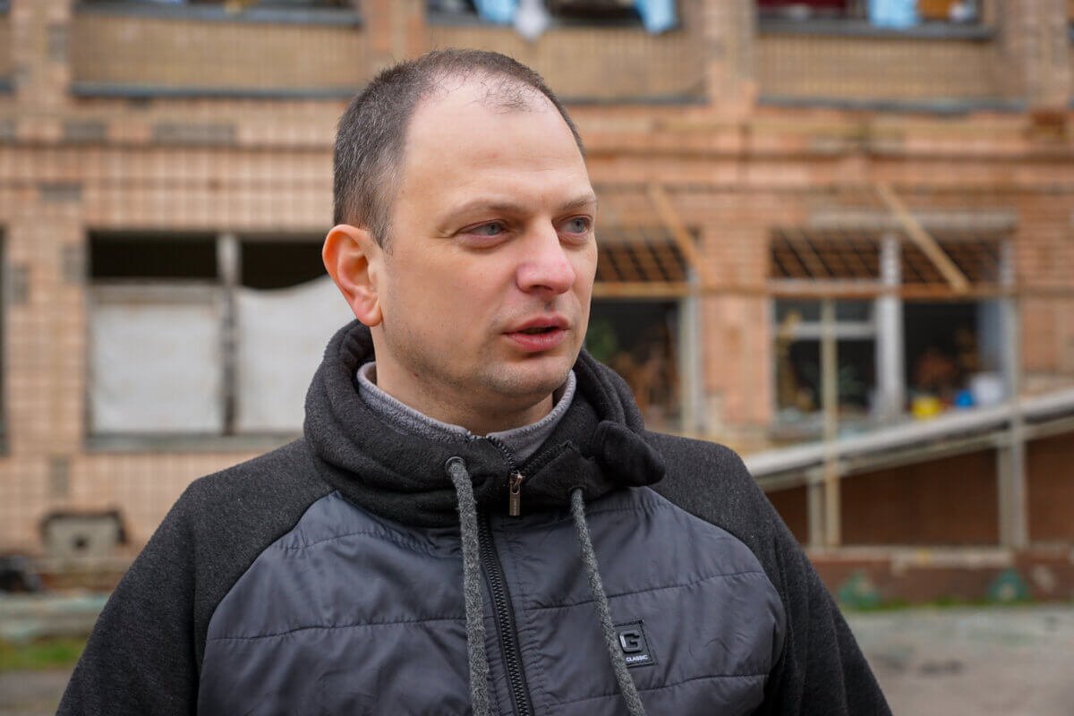 Maksym Ševčuk, zástupce ředitele státní společnosti pro správu Černobylu | Obrázek: Maxim Kameněv / Graty